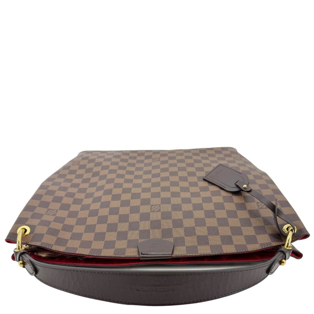 Louis Vuitton Graceful MM Damier Ebene Shoulder Bag Brown - Picture 4 of 16